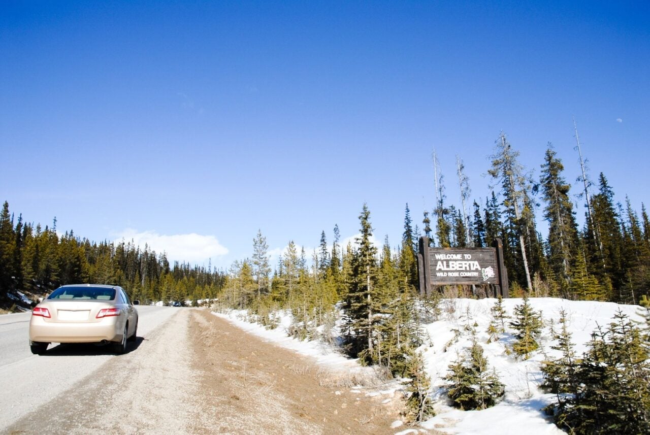 How do I import a car from the US to Alberta?