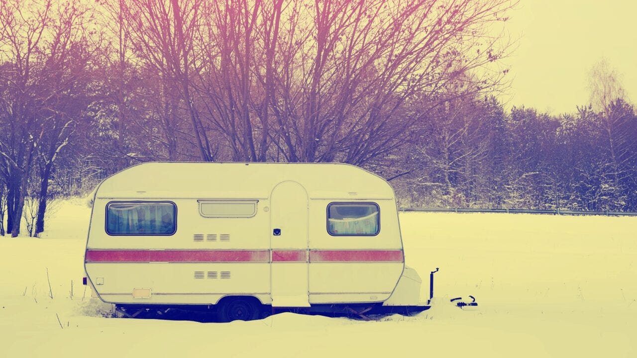 Can I leave my trailer at the RV park all winter?