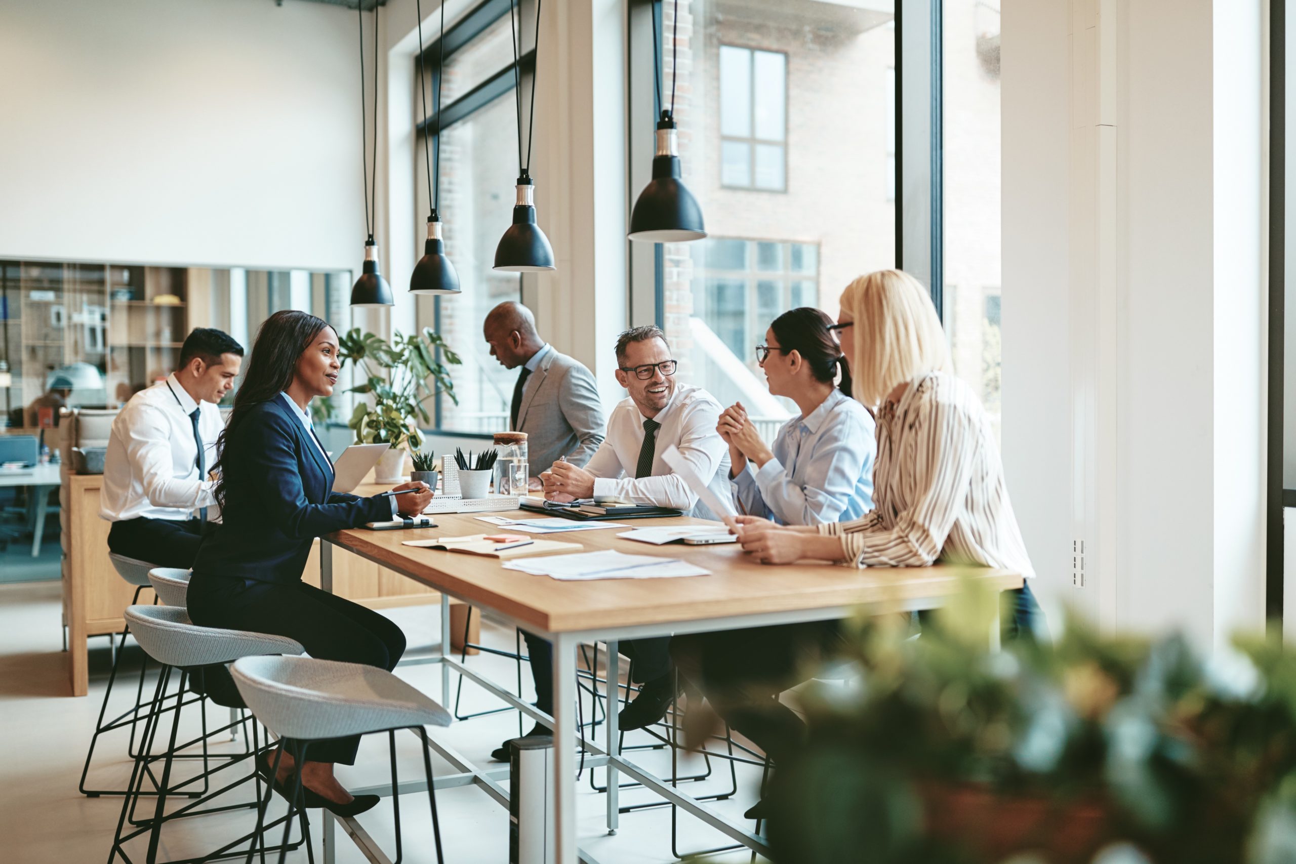 Group of employees