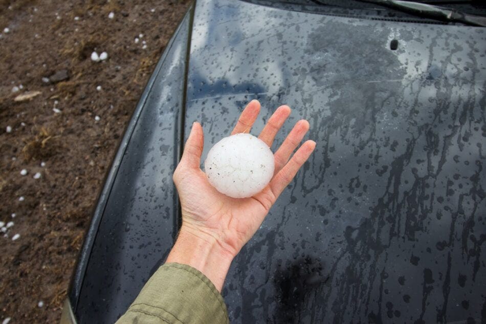 My car is a write off due to hail damage, what now?