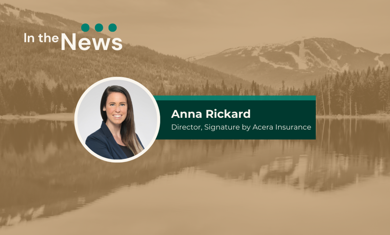 Anna Rickard, Director of Signature by Acera Insurance, discusses the current challenges with insuring high-value recreational, vacation and secondary properties in some of the most-desirable North American locations.