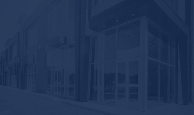 Exterior of a retail building