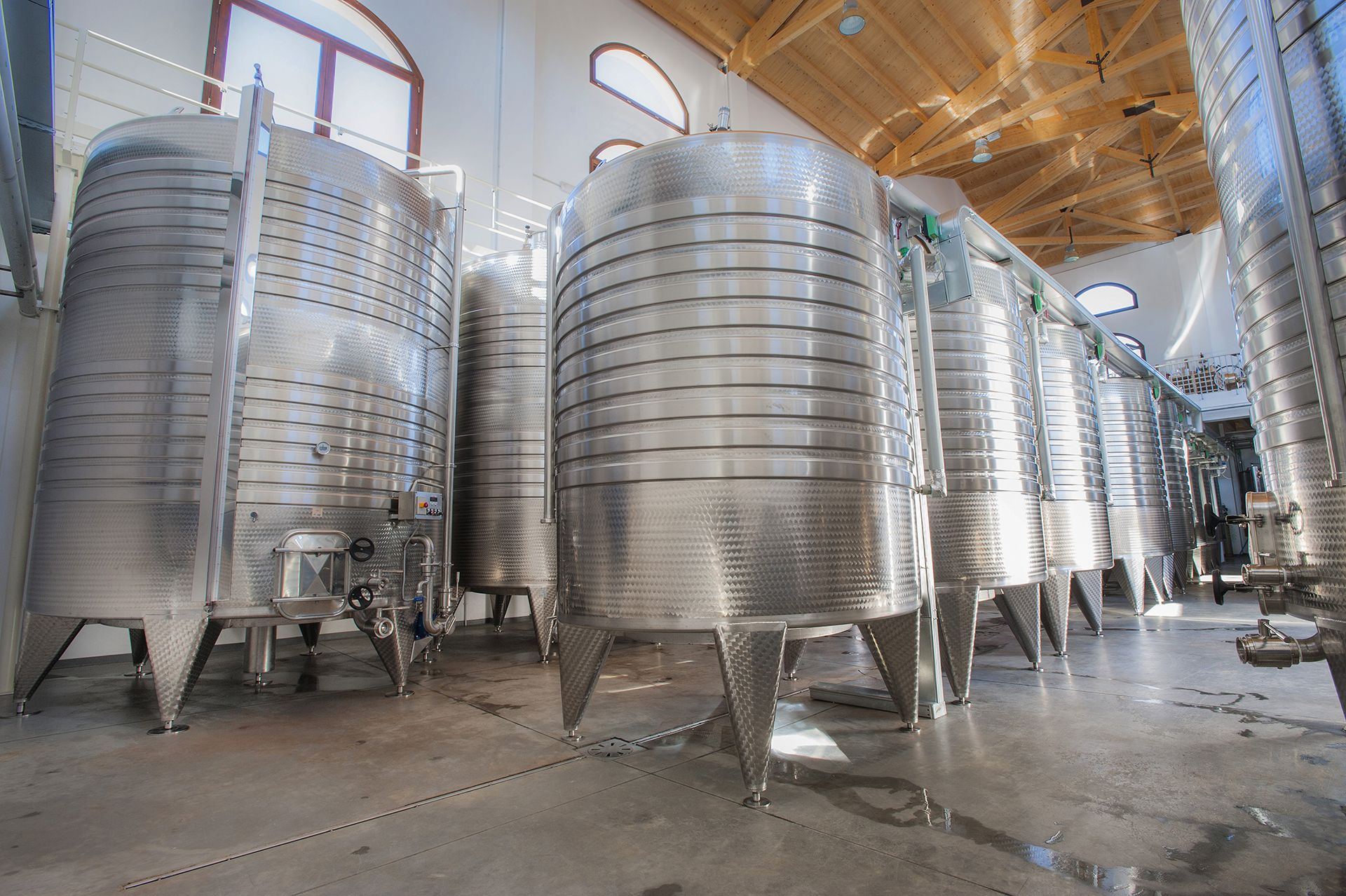 Large winery equipment