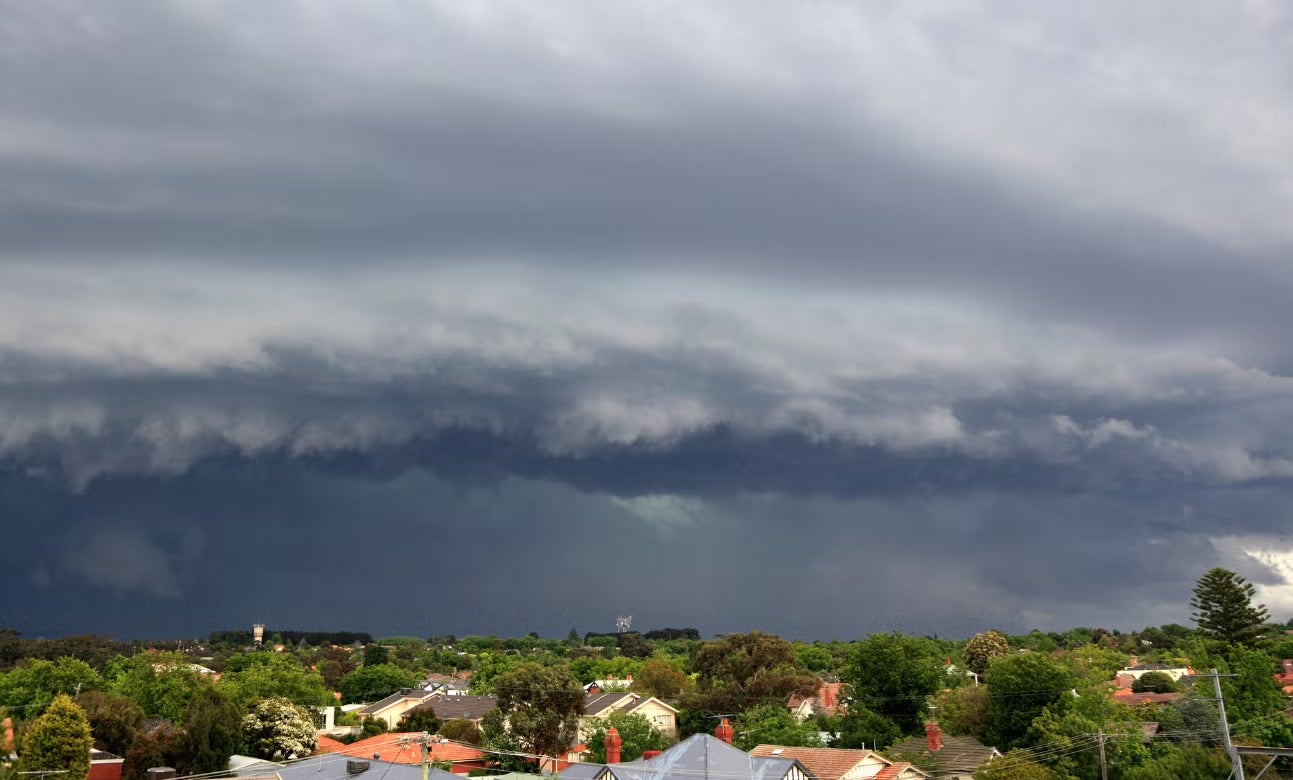 Storm clouds over alberta