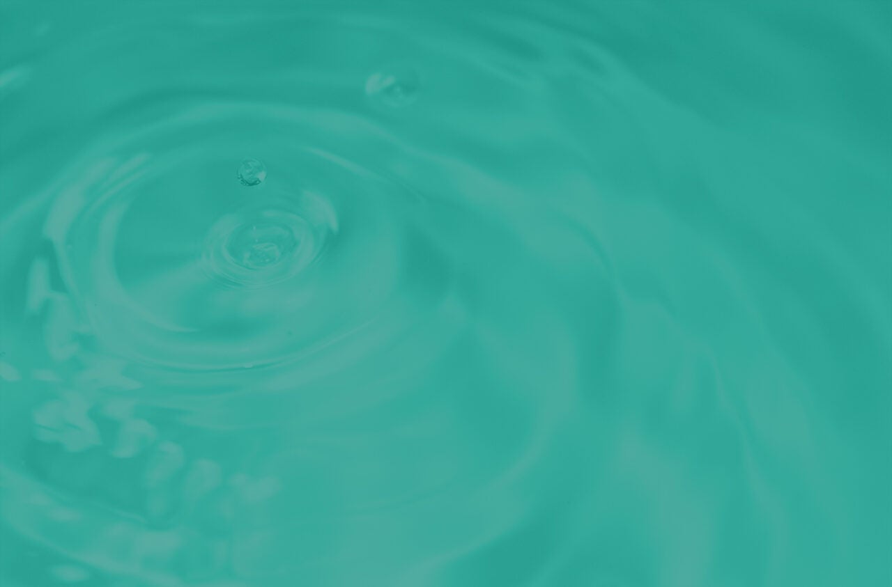 Abstract photo of water drops on a lake