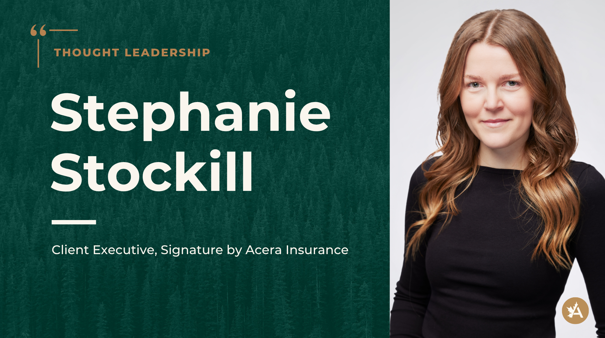 Photo of Stephanie Stockill, a Client Executive with Acera Insurance.