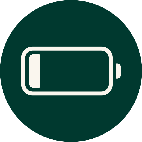 A low battery icon to represent how a general aggregate limit can be easily eroded by a single large loss.