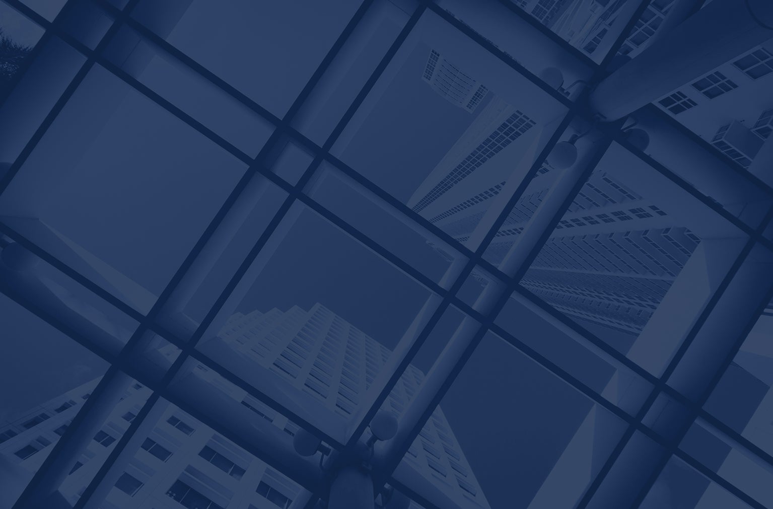 View from below of a glass ceiling