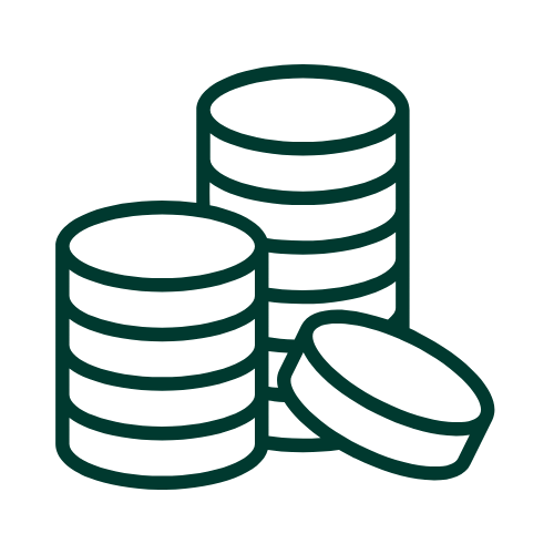A coins icon representing a limit of liability in an insurance policy