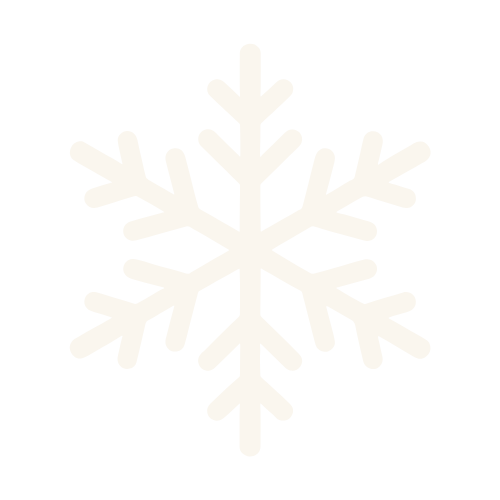 A snowflake icon to represent weather conditions for snow removal