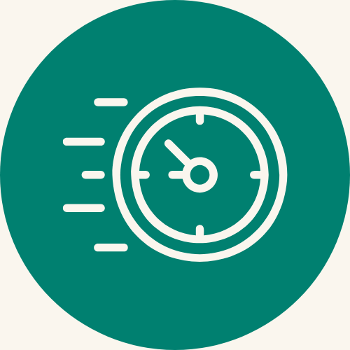 A time icon to represent liquidity