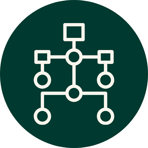 Decision tree icon
