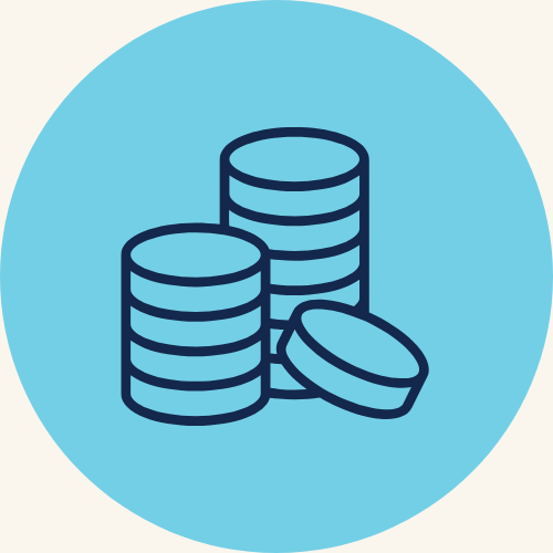 Money icon representing income replacement coverage under Ontario auto insurance