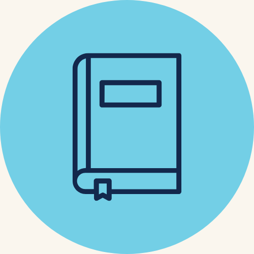 A book icon representing lost educational expenses coverage under Ontario auto insurance