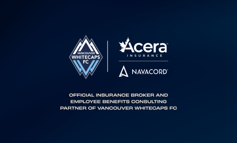 Acera Insurance and Navacord Join Vancouver Whitecaps FC as Official Insurance Broker and Employee Benefits Consulting Partner
