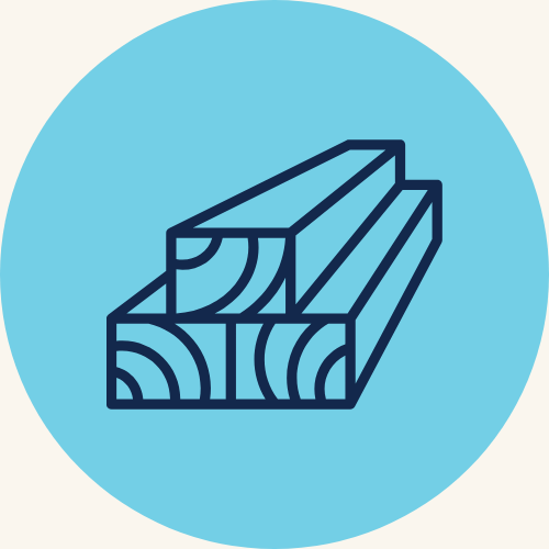 wood icon representing mass timber