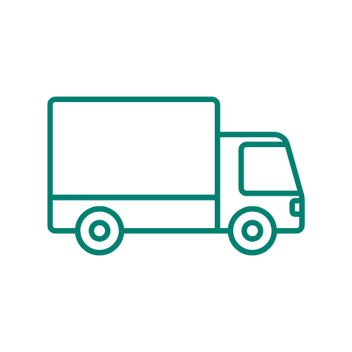 truck icon to represent transportation